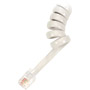T-26WH - 25' Modular Coiled Handset Cord in White