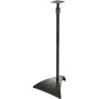 THT-3B - Adjustable Black Metal Satellite Speaker Stands