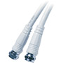TSV-202 - RG59 Cable with F Connectors (White)