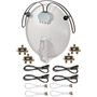TV-44 - Outdoor Amplified Clip-On TV Antenna for Dual LNB Dishes