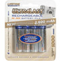 UL-4AA2600 - AA NiMH Rechargeable Battery Retail Pack