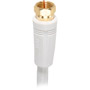 VH606WH - RG6 Digital Coaxial Cable with Gold-Plated F Connectors (White)