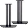 WC-30.5 - Black Satin Wood Speaker Stands