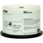Z16X-RTWHCB50 - 16x Write-Once Bulk DVD-R with Thermal White Hub Printable Surface
