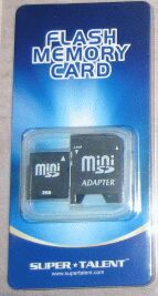 SDM-2048-R - 2GB miniSD Memory Card