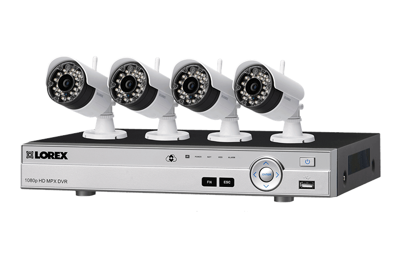 Lorex LW84MW Complete 8 ch security system 4 wireless cameras 2 TB 140