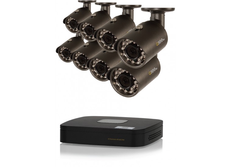 QSee QC9188AX2 8 Channel BNC HD System with 8 HD 1080p Cameras