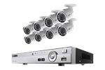 Lorex MPX88W 1080p HD home monitoring system 8 weatherproof security cameras