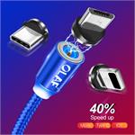 OLAF Magnetic Cable USB Fast Charging Adapter with LED