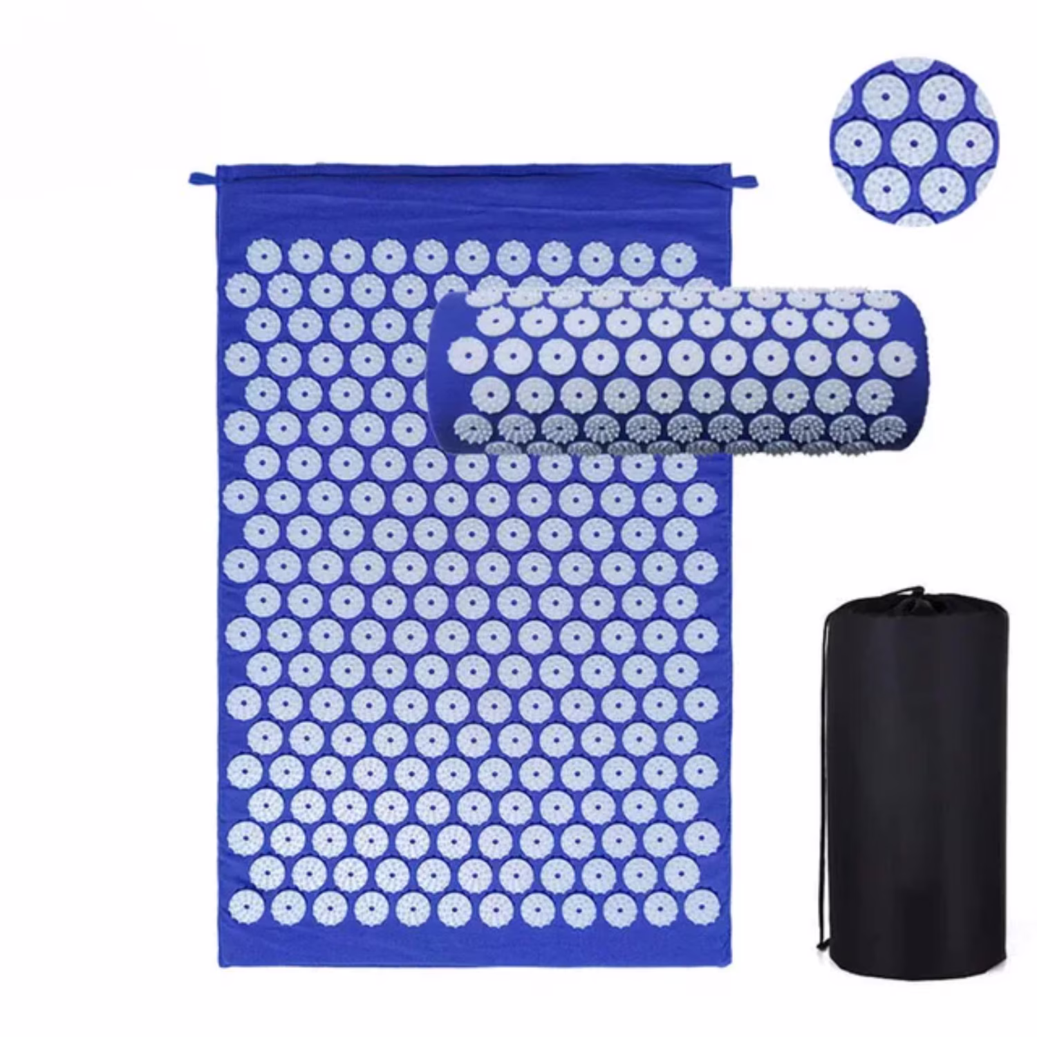 DFDIEJZ Promoting Eco-friendly Kuznetsov‘s Applicator Mat Natural Lotus Spikes for a Soothing Acupressure Experience. Enhance Your Restorative Yoga Practice and Mindful Meditation