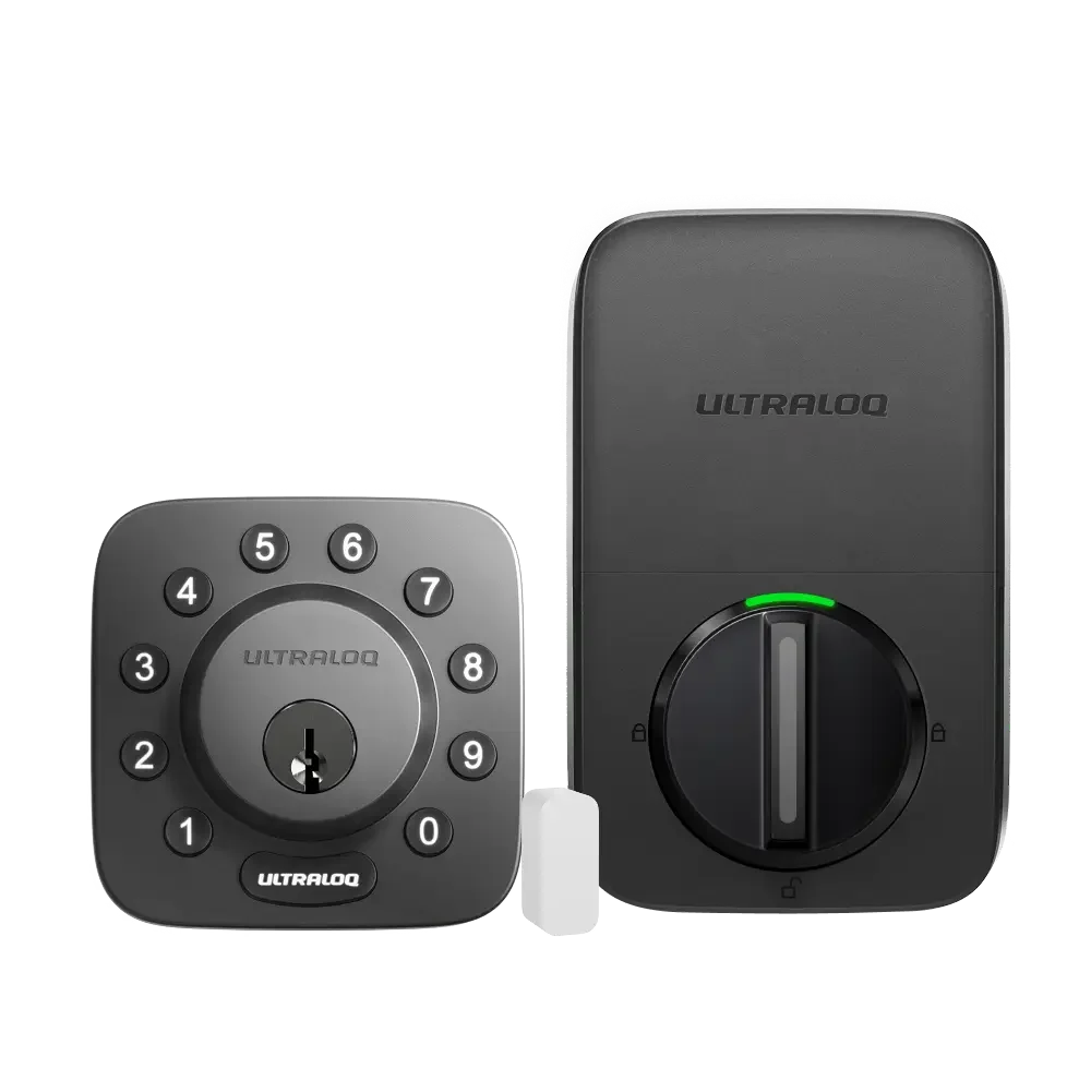 Ultraloq U-Bolt WiFi Smart Lock Built-in Wi-Fi, 7-in-1 Keyless Entry Door Lock with Door Sensor, Alexa, Google Home, WiFi Deadbolt, Door